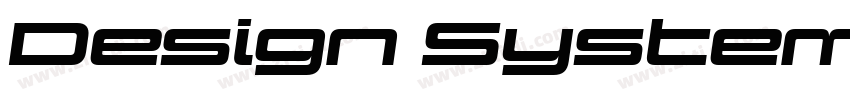 Design SystemB 900I字体转换